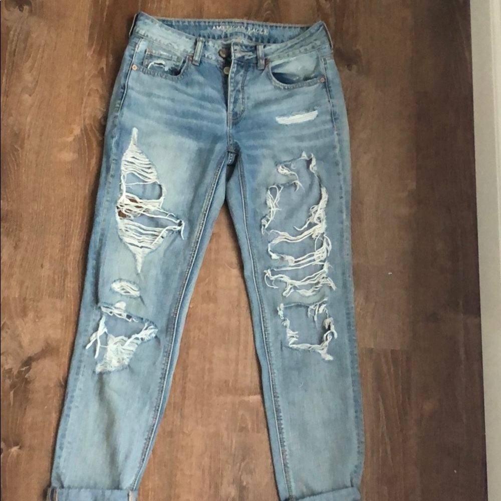 ripped mom jeans